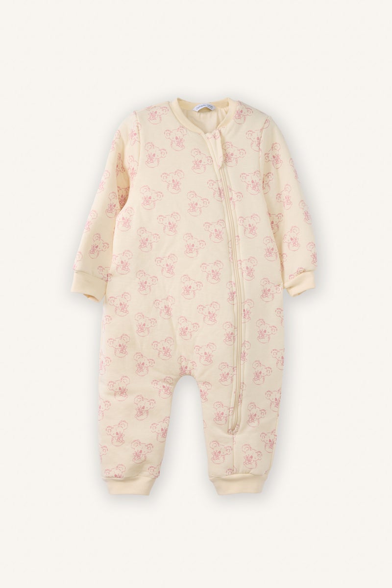 DeFacto Beige BabyGirl Jumpsuit Casual - Image 1